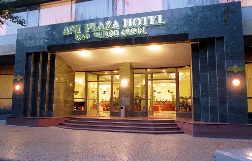 Front entrance of the Ani Plaza Hotel Front entrance of the Ani Plaza Hotel